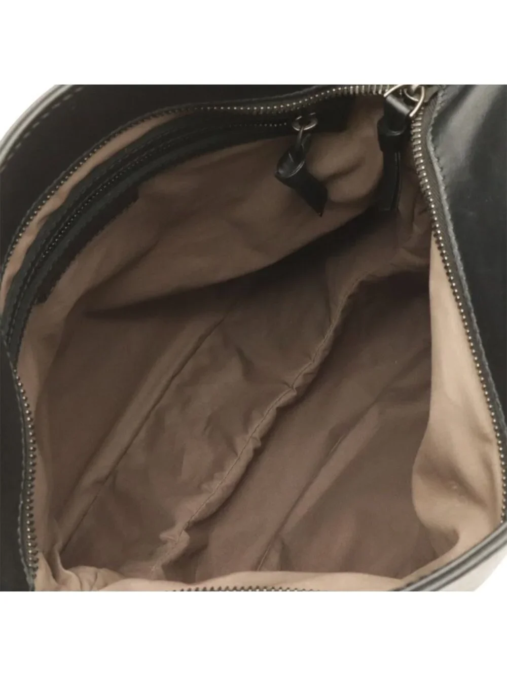 Bottega Veneta Intrecciato Shoulder Bag Crossbody Leather Black